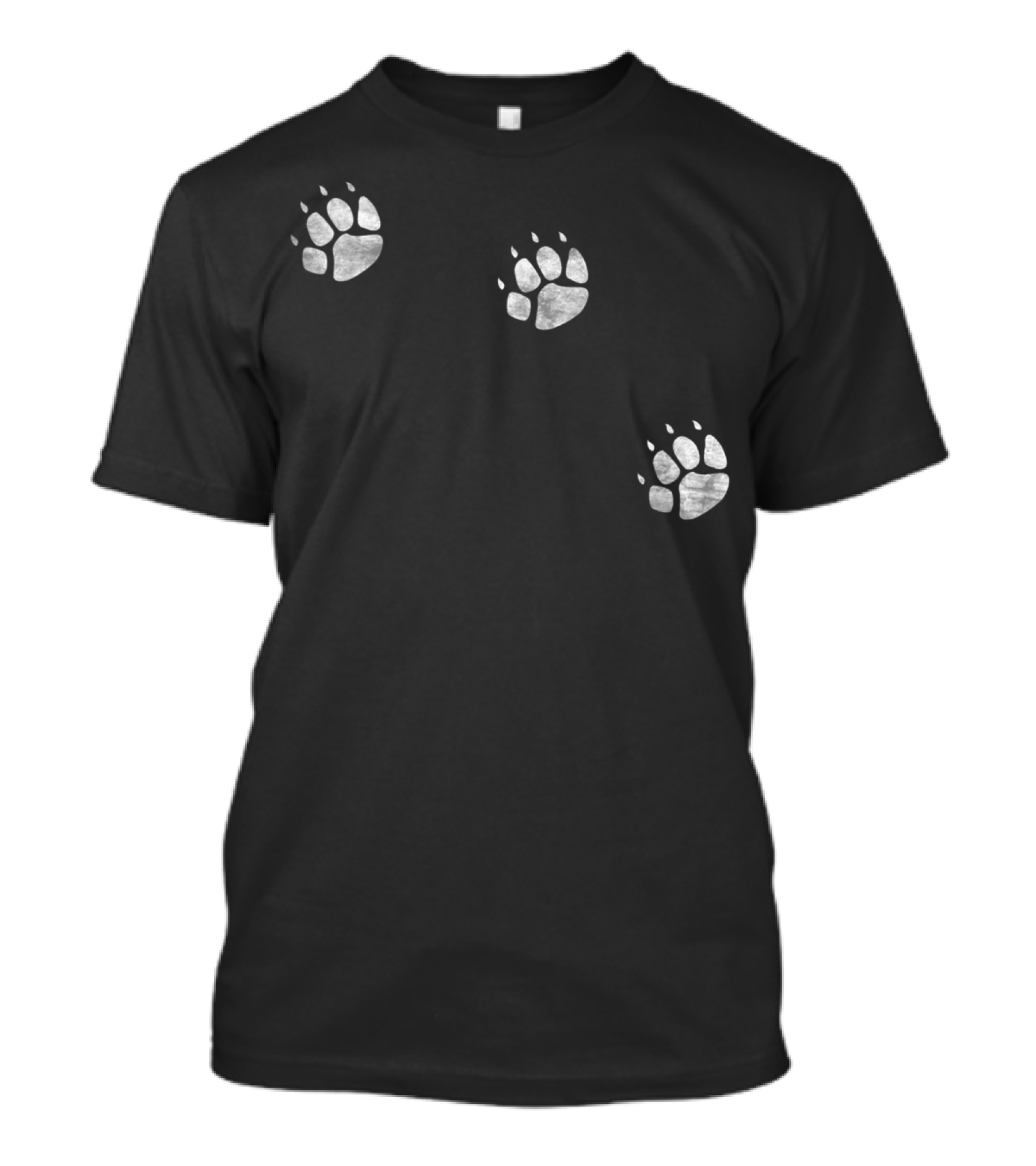 3 Legged Dog Three Paw Prints Tripod T-Shirt