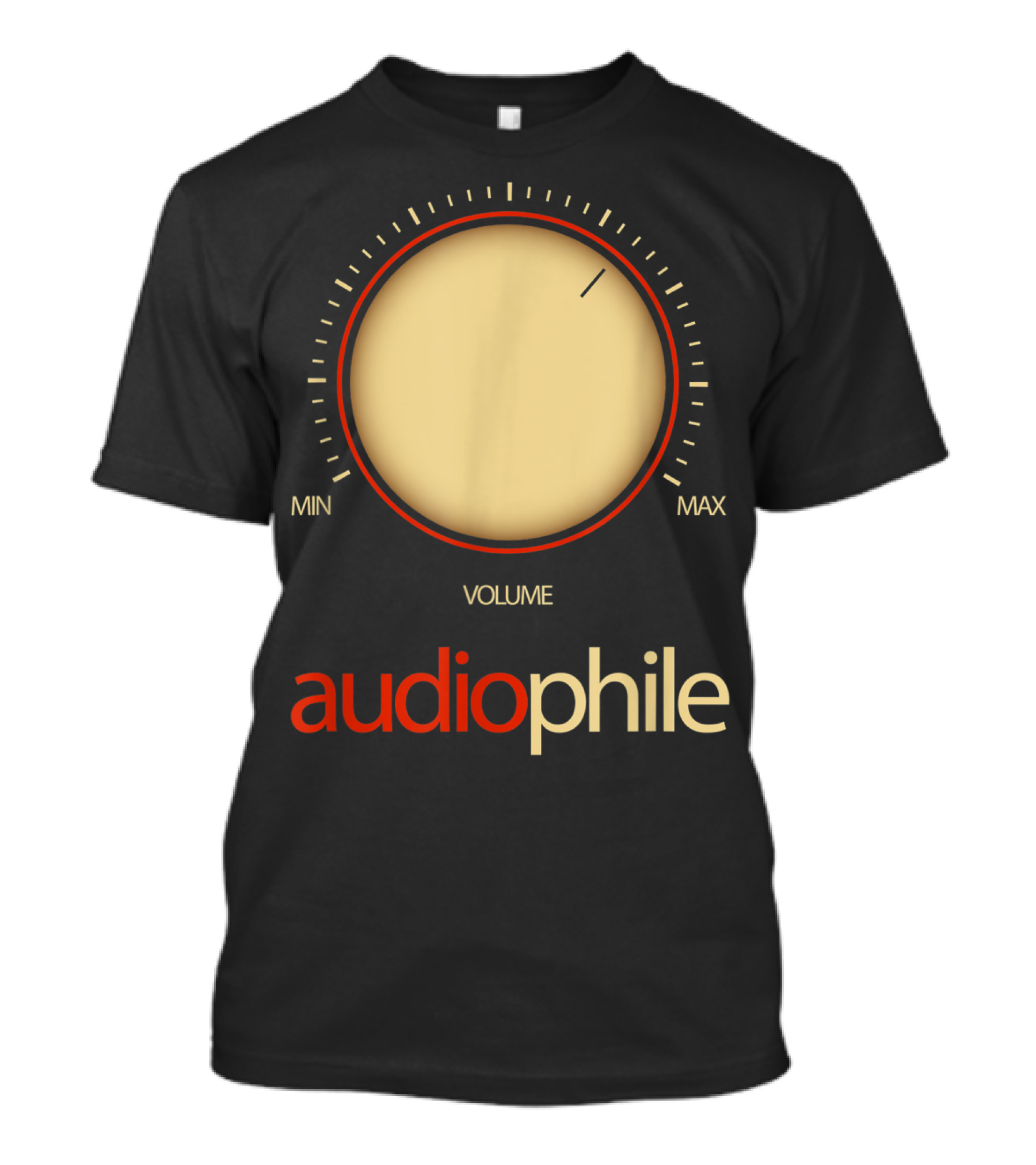 Volume Control Knob Audiophile Hifi Vintage Stereo T-Shirt
