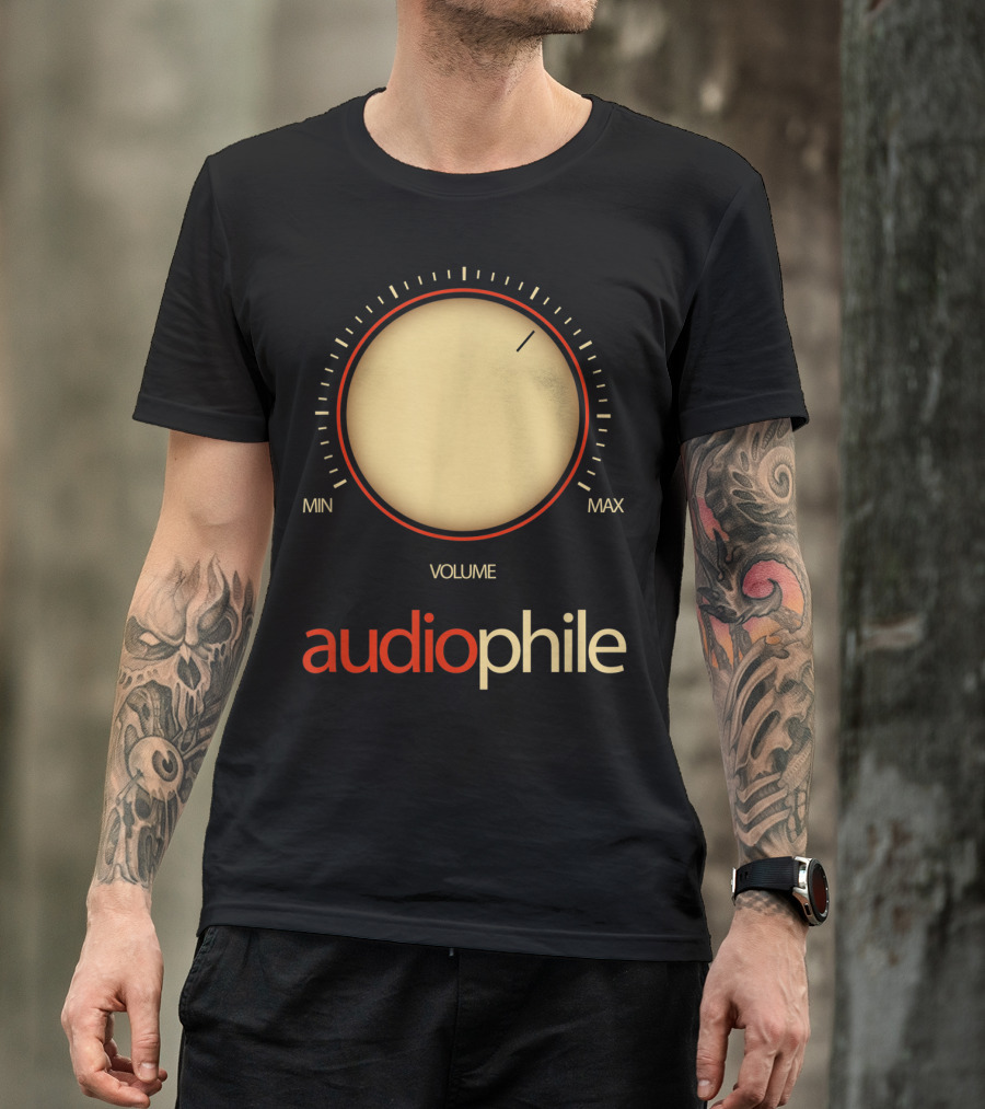 Volume Control Knob Audiophile Hifi Vintage Stereo T-Shirt