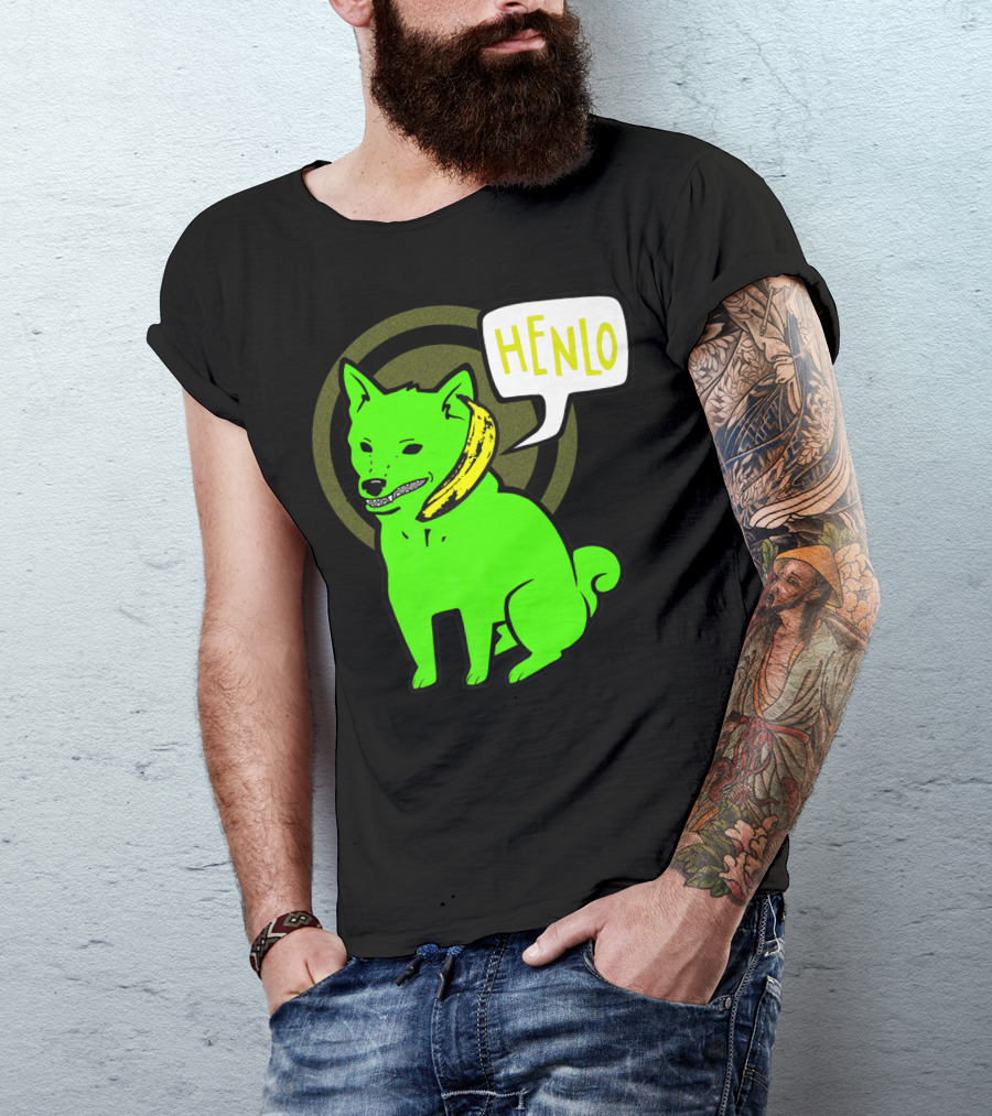 Henlo Bananaboi Dog T-Shirt