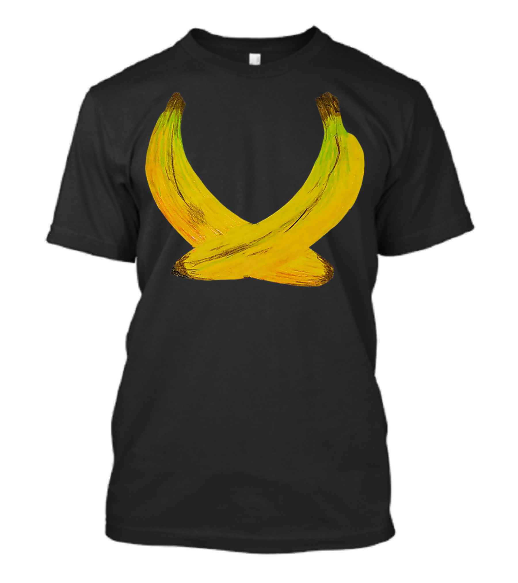 Bananas Yellow Crossed Fruits T-Shirt