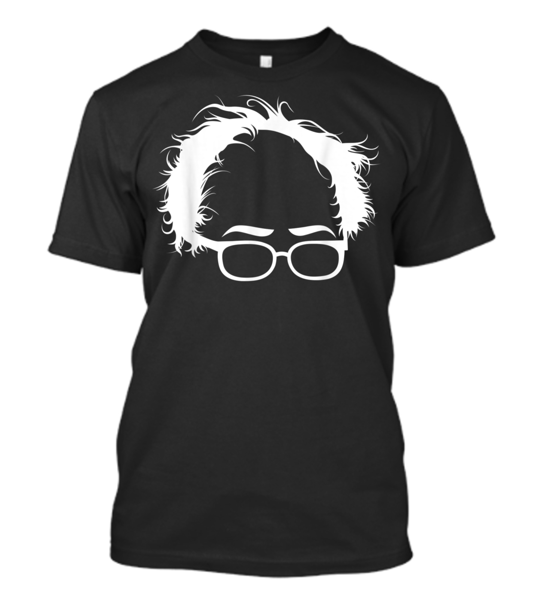 Bernie Sanders Iconic Hair Glasses T-Shirt