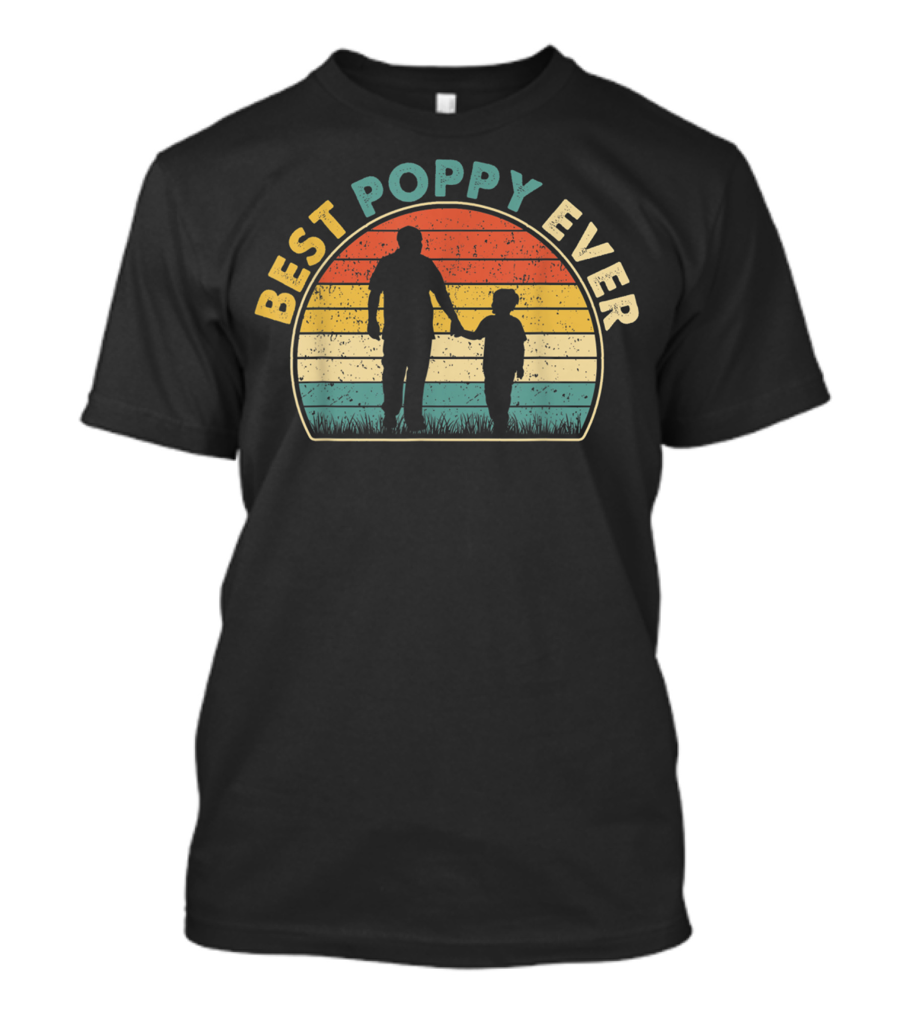 Best Poppy Ever Vintage Sunset T-Shirt