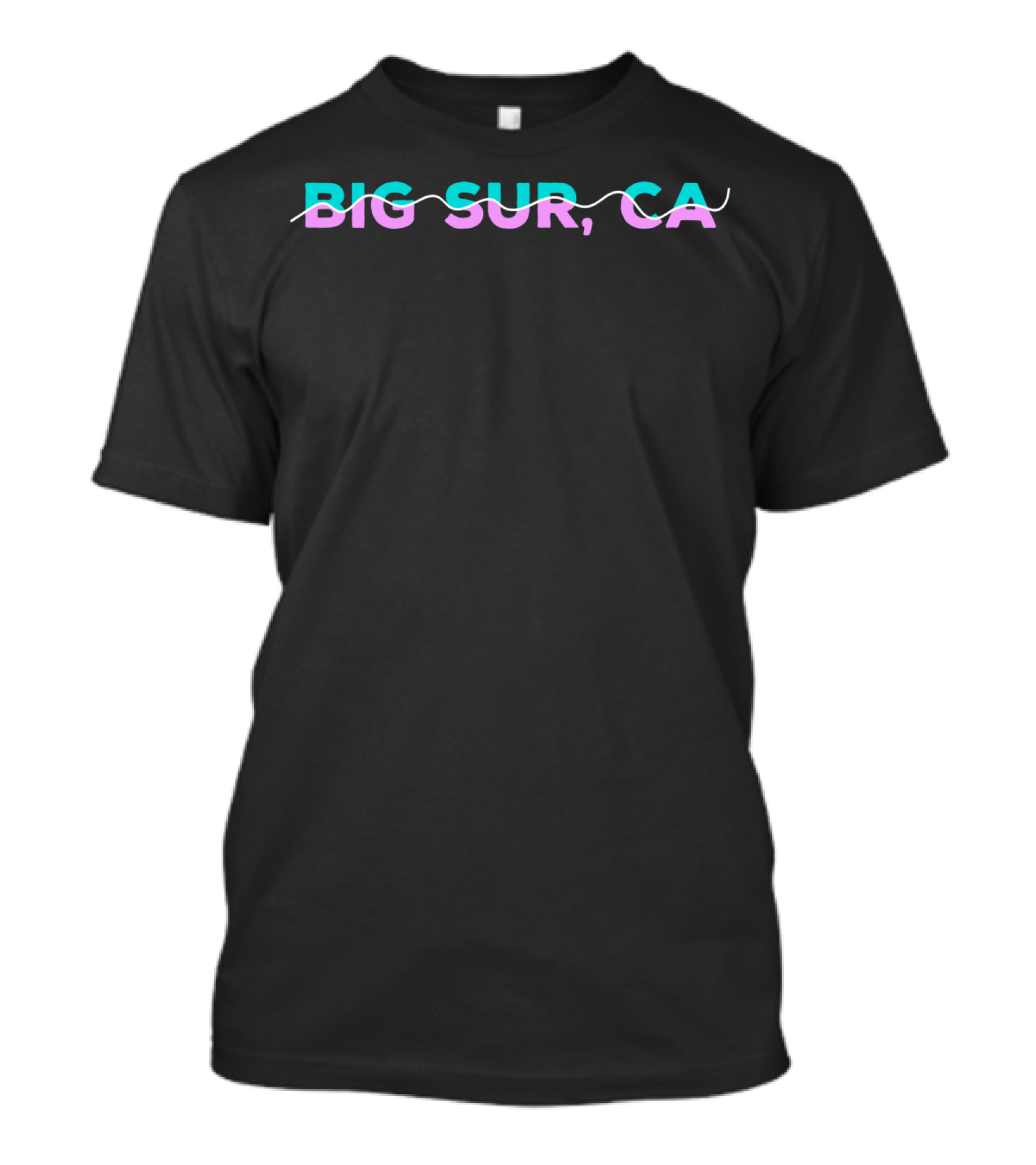 BIG SUR CALIFORNIA WAVE CA COASTLINE T-Shirt