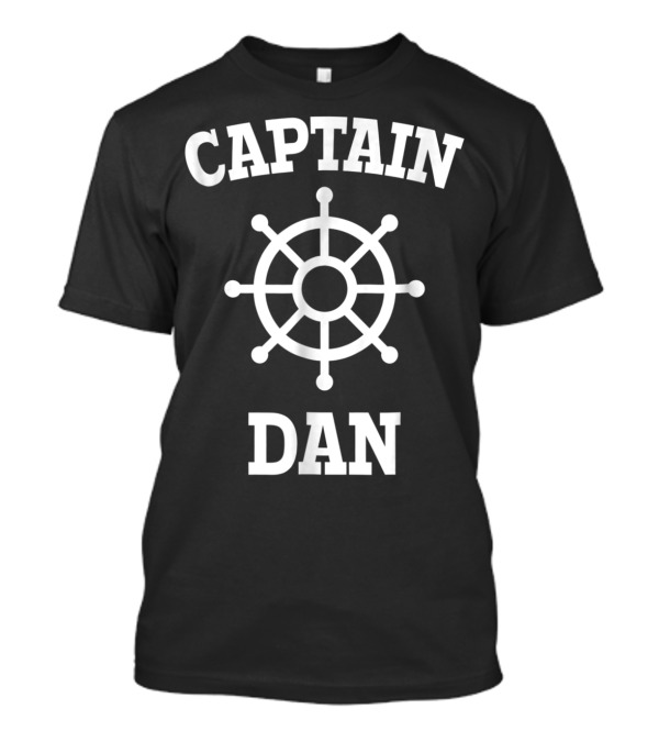 Captain Dan Nautical Ship Wheel T-Shirt