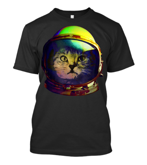 Catronaut Space Cat Astronaut In Cosmic Space Suit T-Shirt