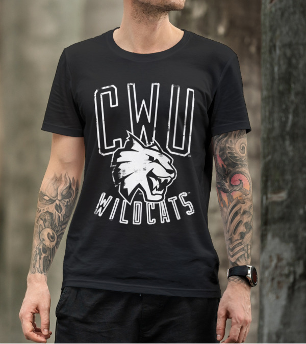 CWU Wildcats Central Washington Cwuw1003 T-Shirt