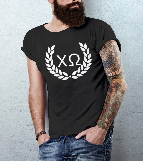 Chi Omega XΩ Laurel Wreath T-Shirt