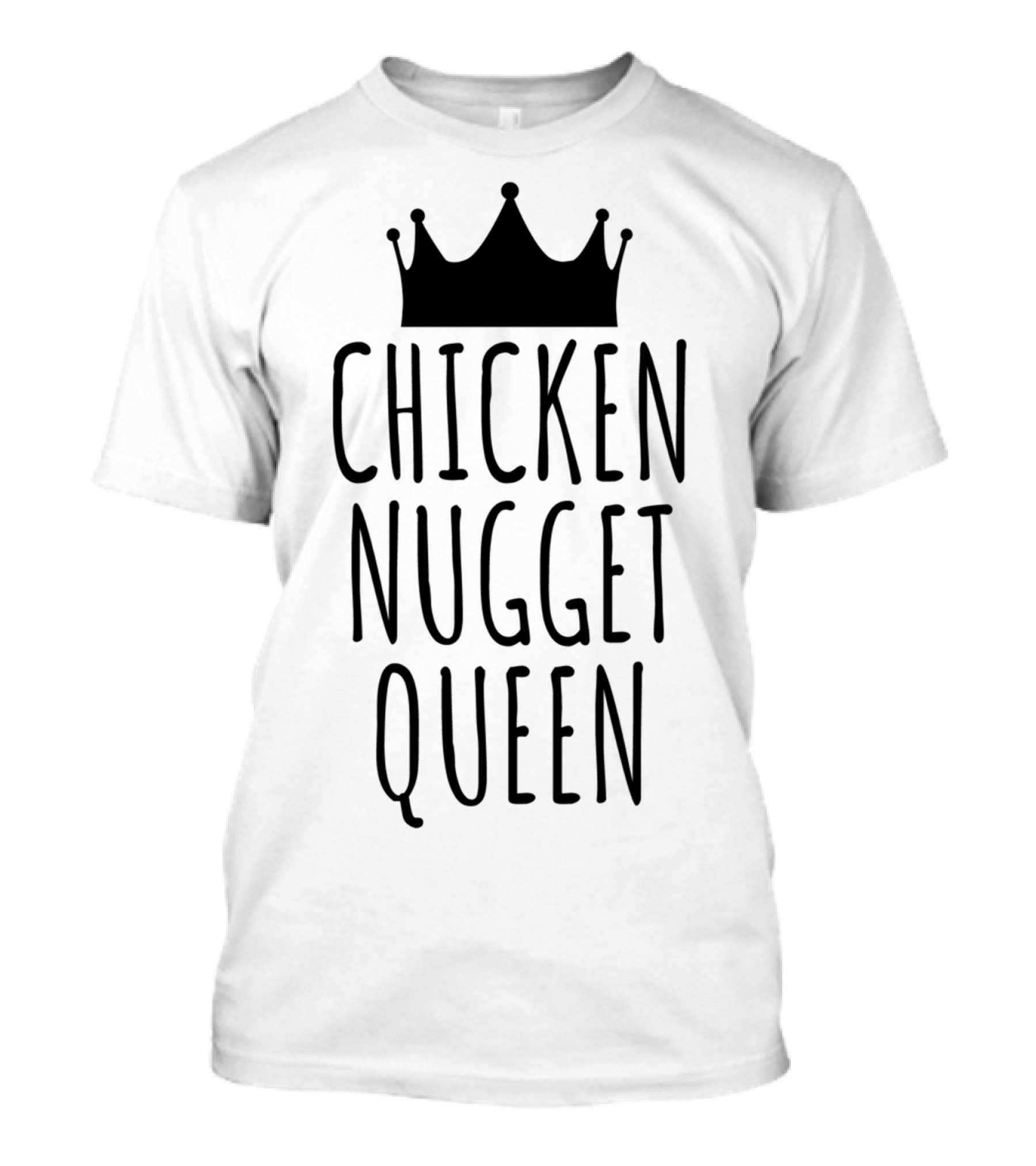 Chicken Nugget Queen Crown T-Shirt