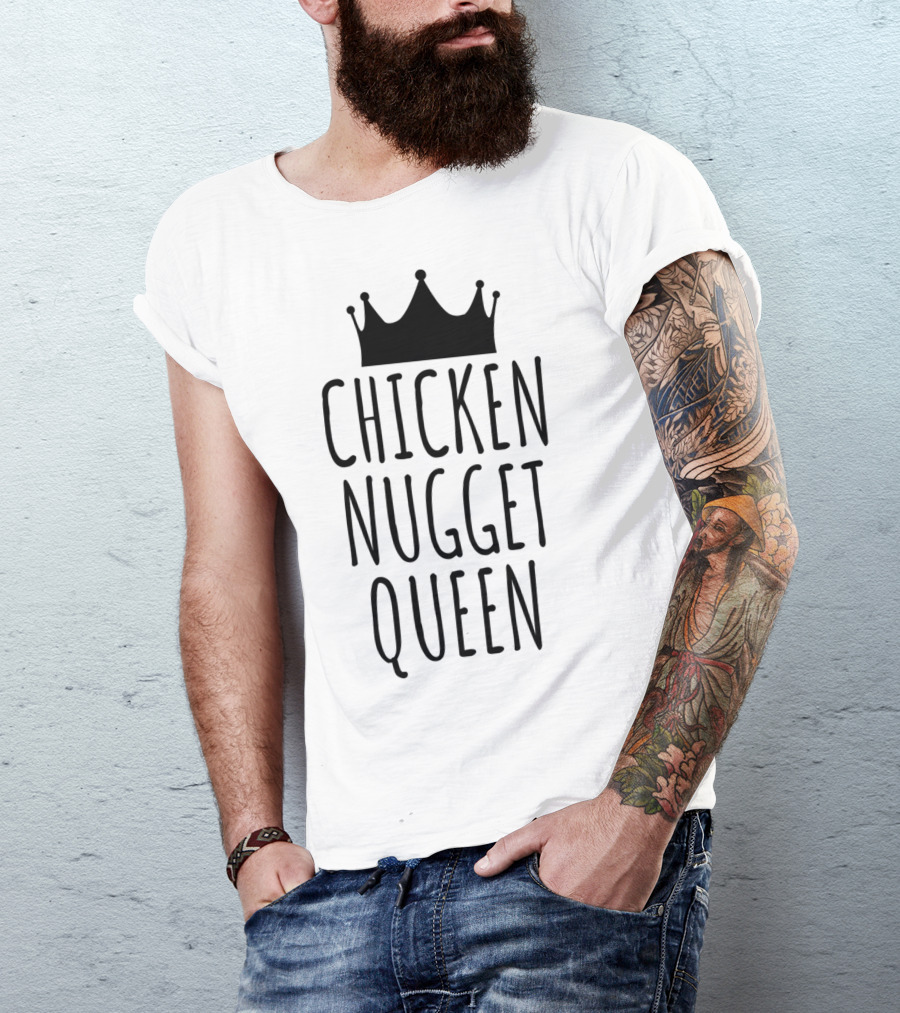 Chicken Nugget Queen Crown T-Shirt