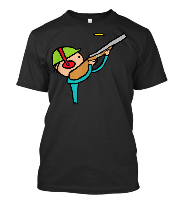 Clay Pigeon Shooting Sports Enthusiast Iconic T-Shirt