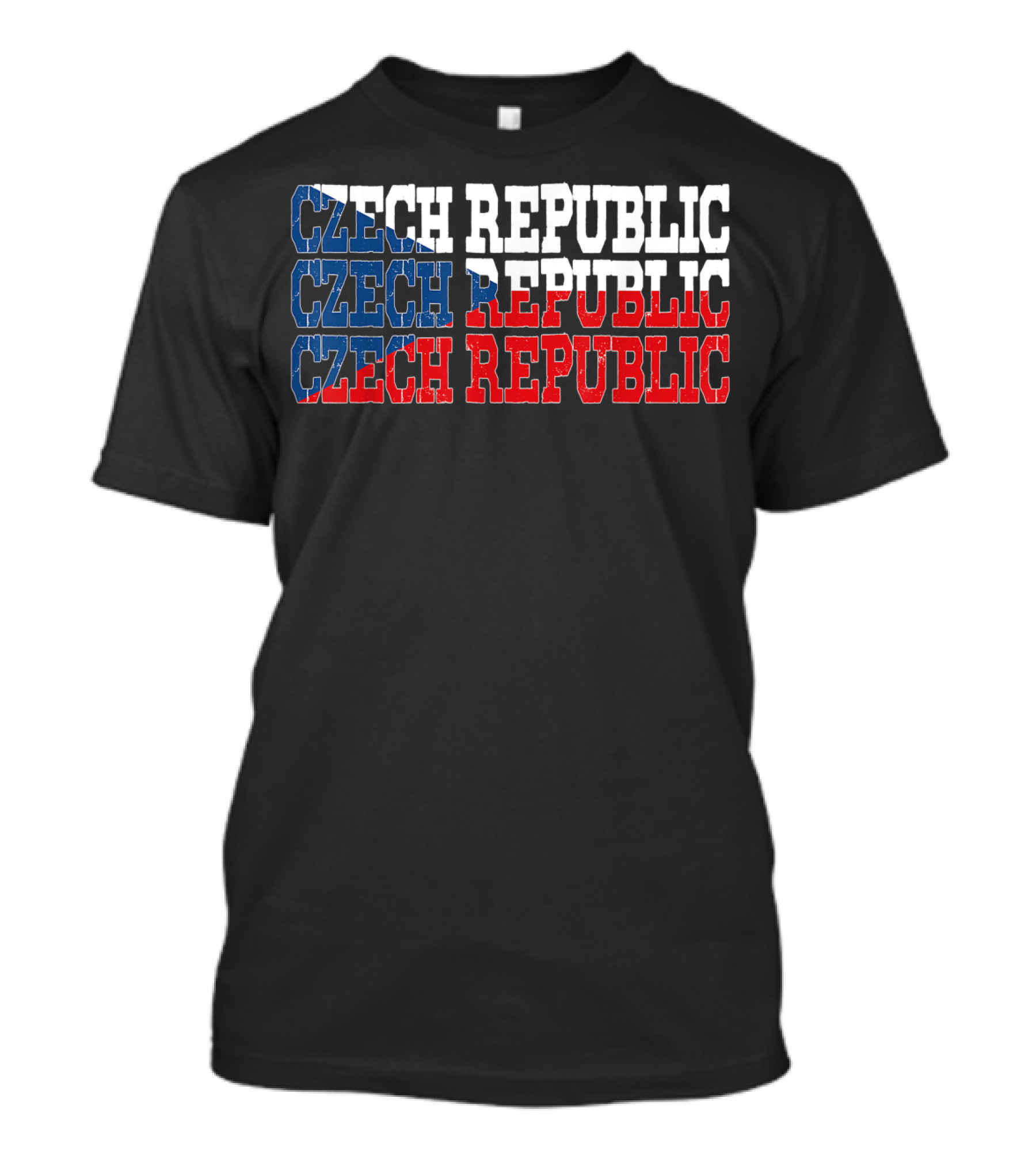 Czech Republic Pride Czech Flag Colors Sports Enthusiasts T-Shirt