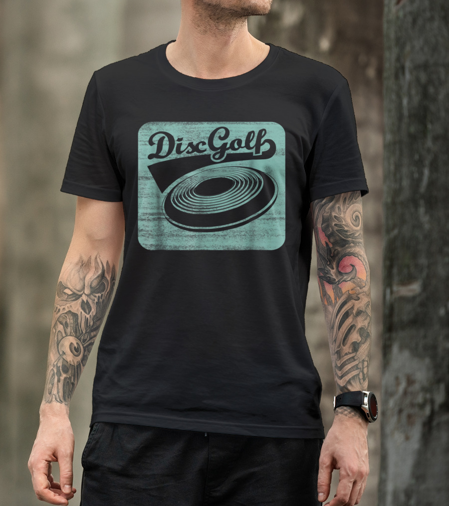 Disc Golf Vintage Style Frisbee Retro T-Shirt