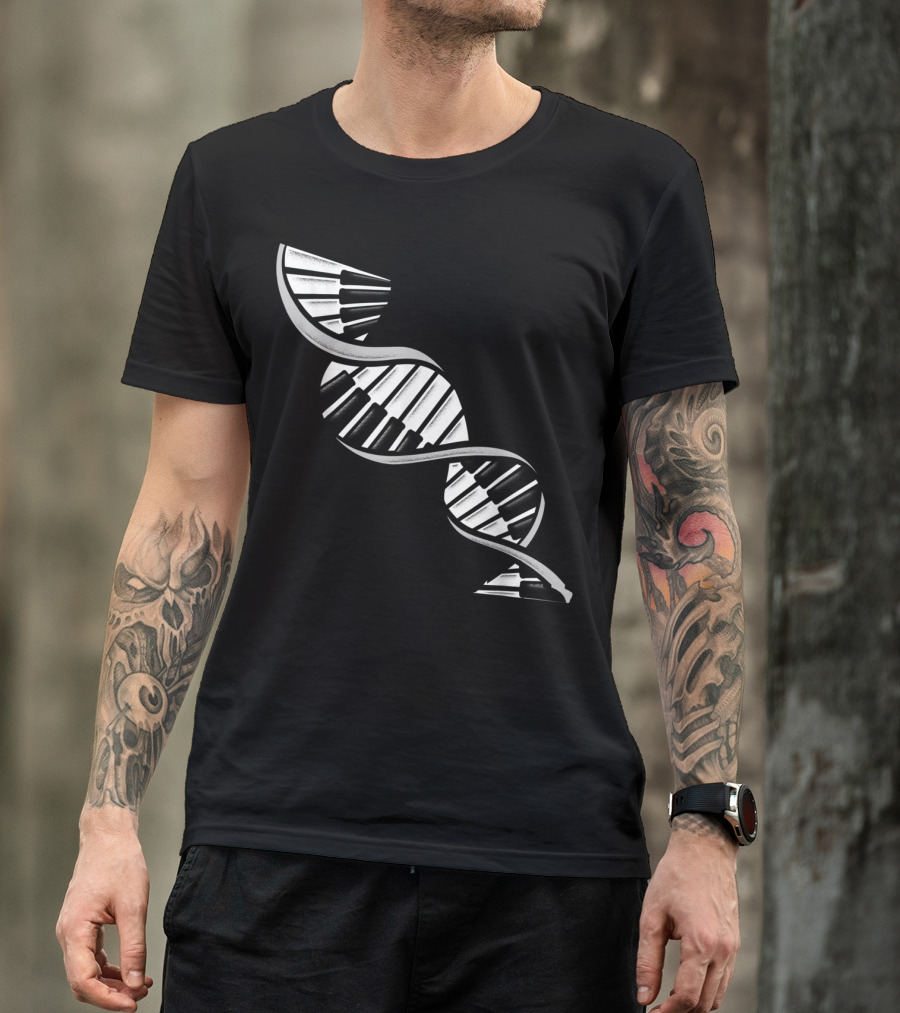 Dna Piano Player Music Awesome Piano Player T-Shirt