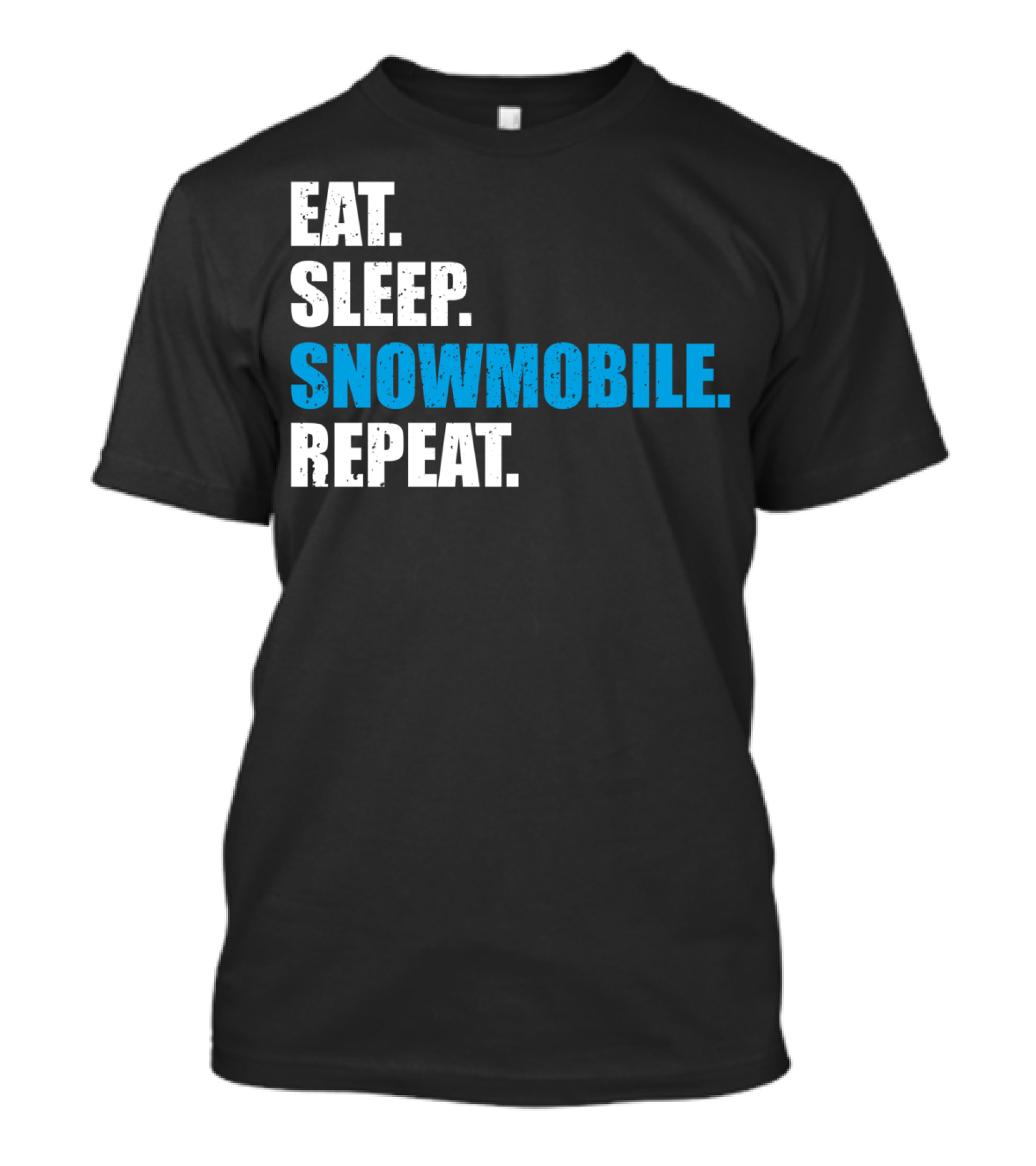 Eat Sleep Snowmobile Repeat T-Shirt