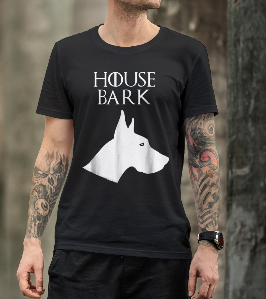 House Bark Great Dane For Dog Lovers Fantasy Crew Neck T-Shirt