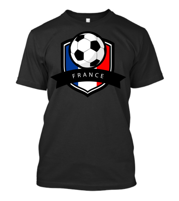 France Soccer Football Ball French Flag T-Shirt
