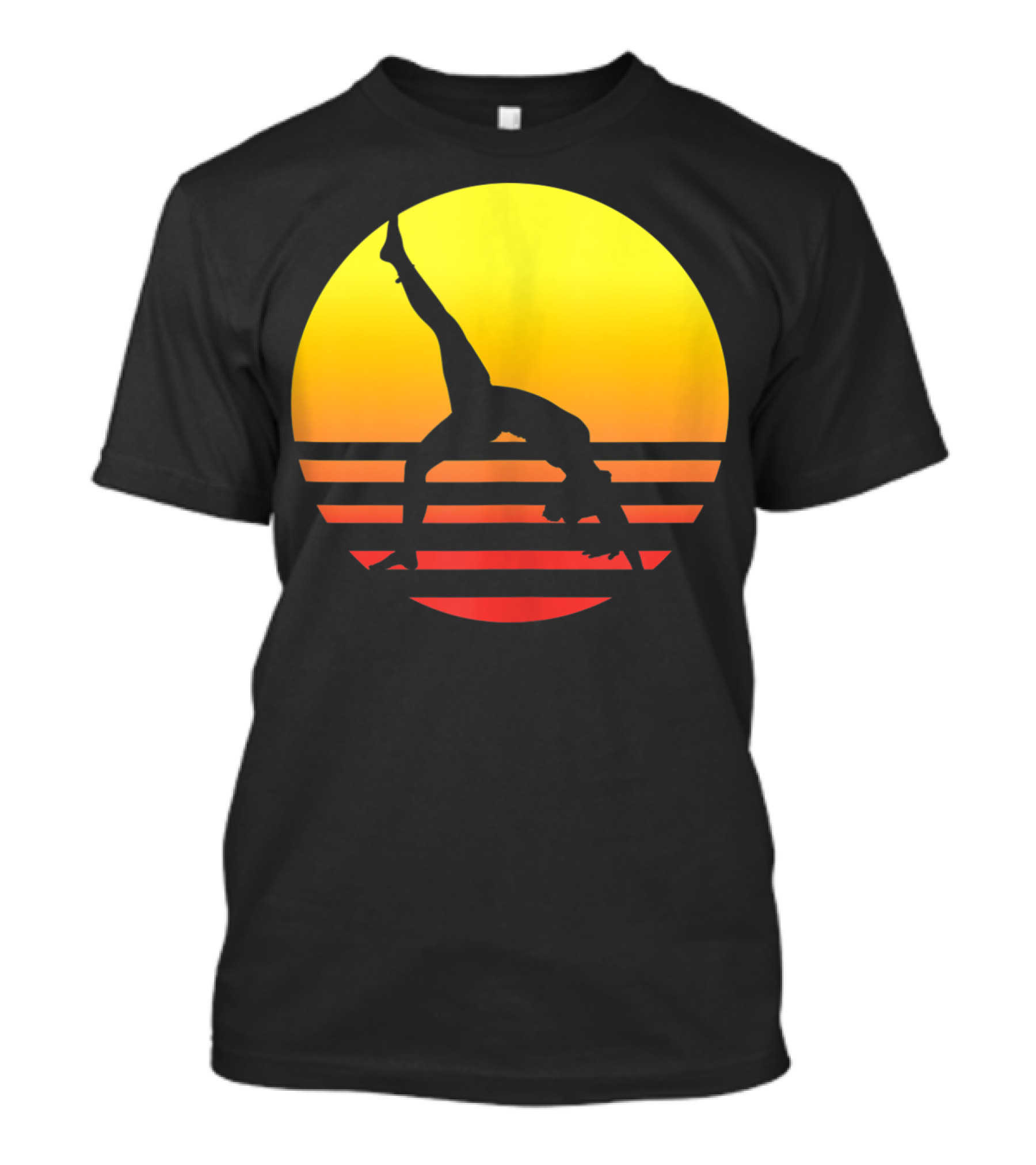 Gymnastics And Vintage Gymnast Sunset T-Shirt