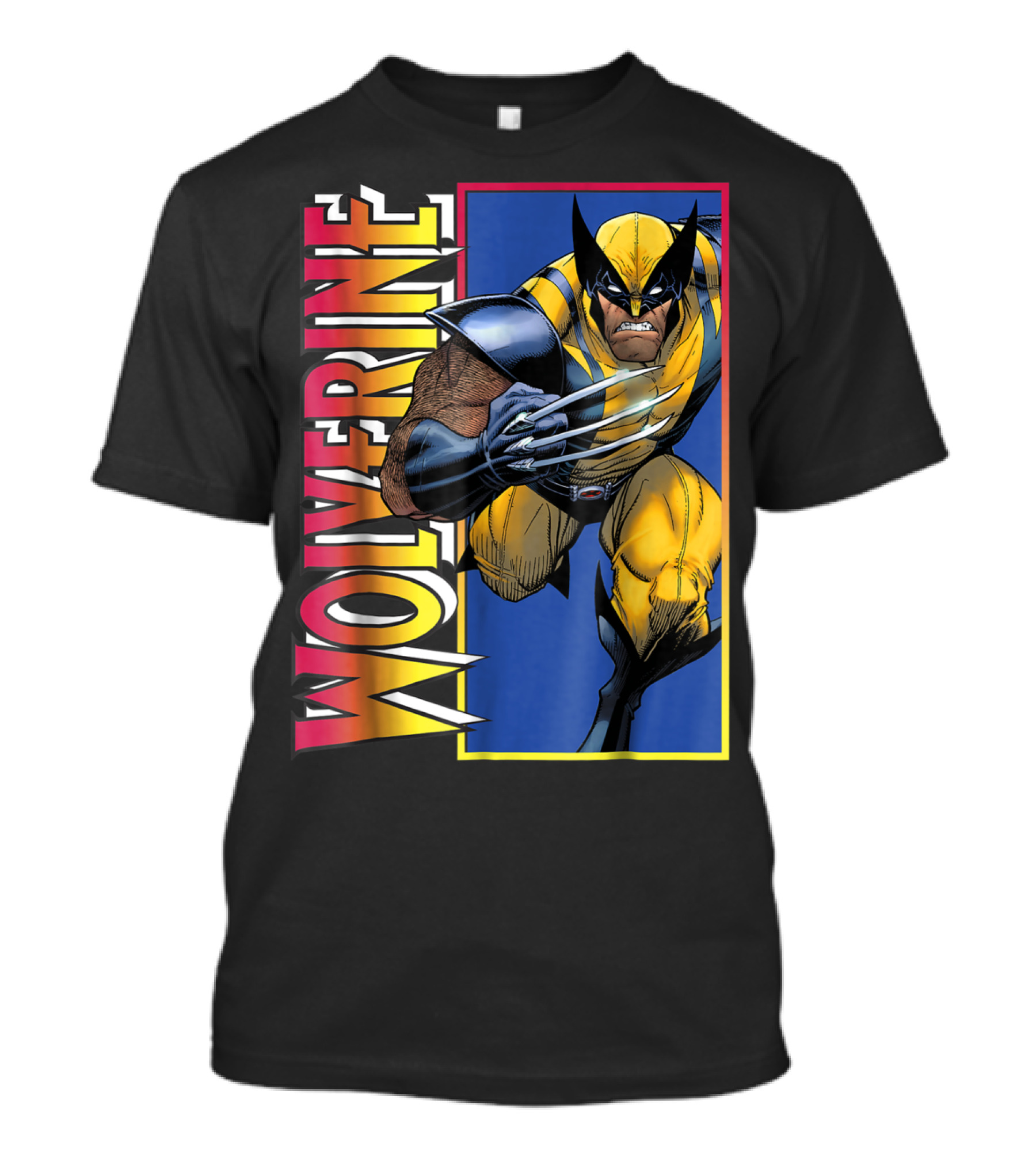 Marvel Xmen Wolverine Classic Iconic Action Pose T-Shirt