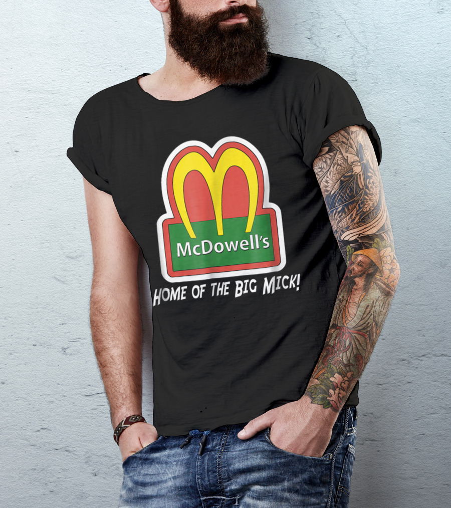 McDowell's Home Of The Big Mick Classic 80's Movie T-Shirt