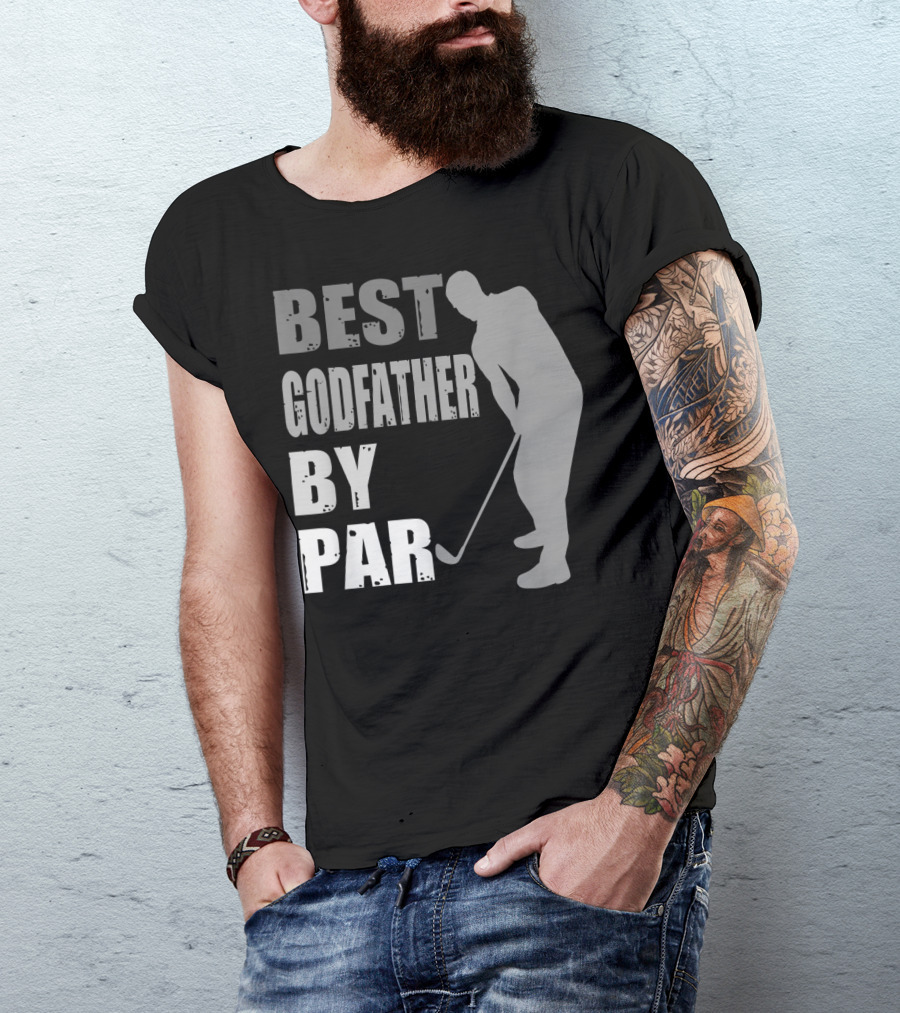 Best Godfather By Par Father's Day Golf T-Shirt
