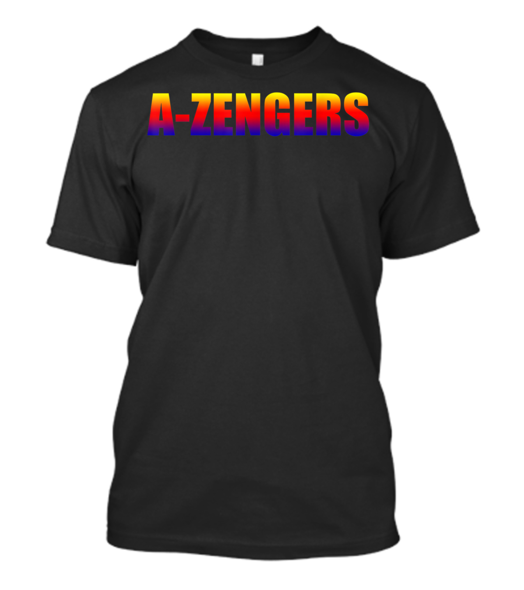 A-Zengers Marvel Parody Avengers Text T-Shirt