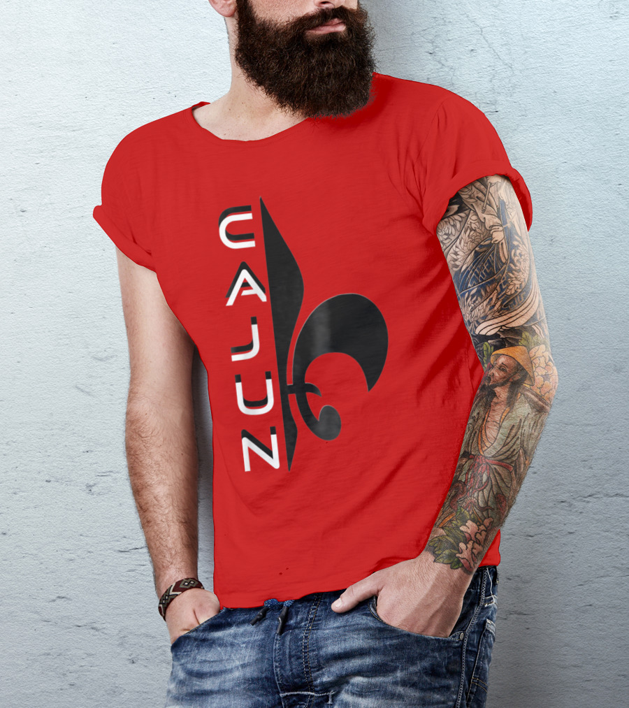 Cajun Fleur De Lis Louisiana Cajun Pride T-Shirt