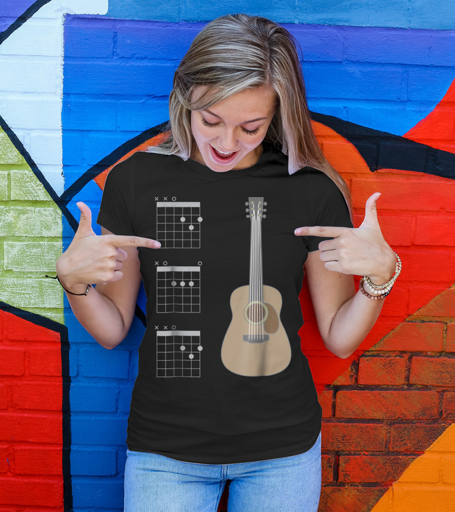 Dad Great Acoustic Guitar Chords T-Shirt