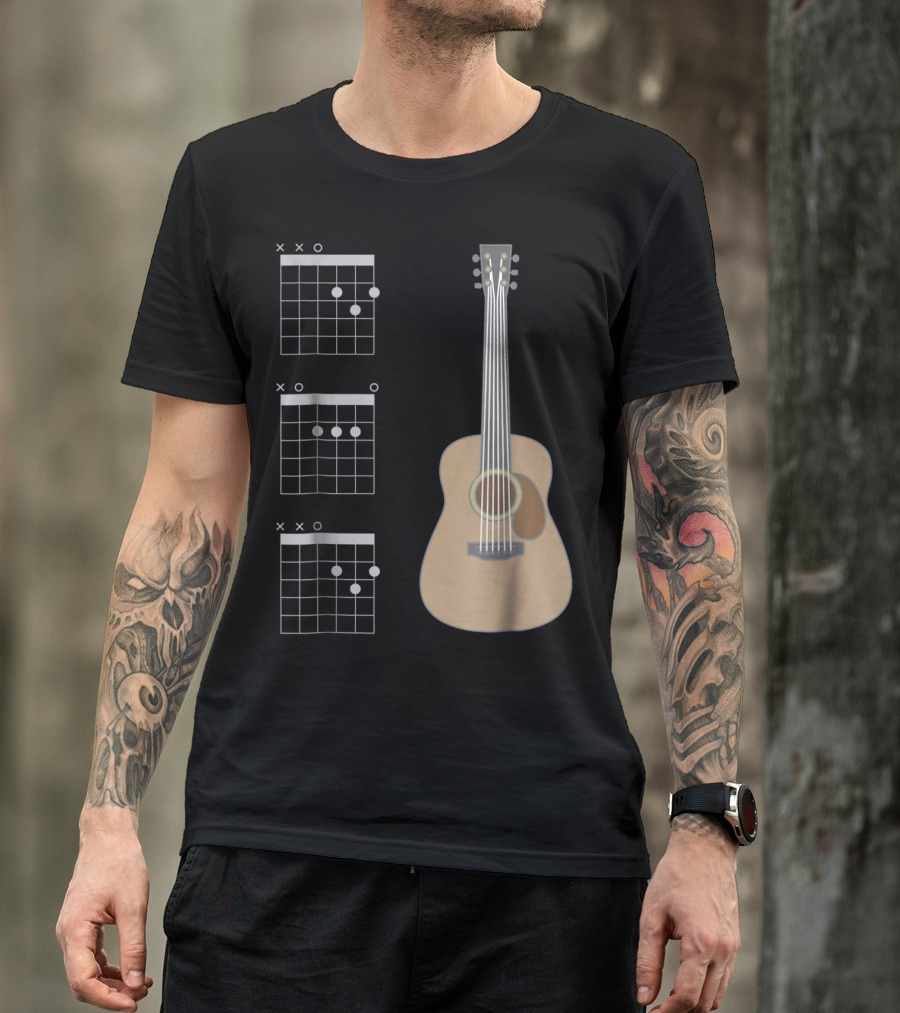 Dad Great Acoustic Guitar Chords T-Shirt