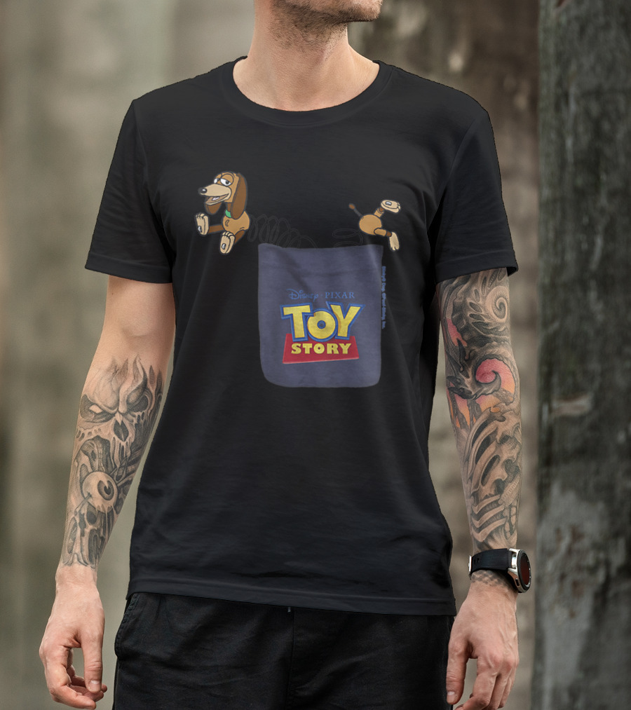 Toy Story Slinky Dog Disney Pixar Pocket T-Shirt