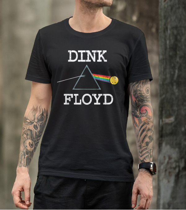 DINK FLOYD Pickleball Player USA Vintage Retro T-Shirt