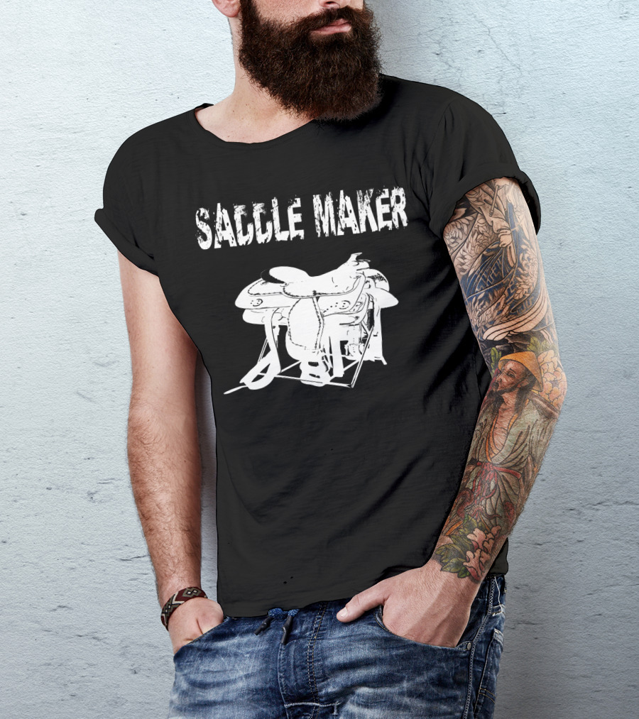 Saddle Maker Horse Saddle Repair Custom T-Shirt