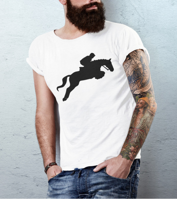 Cute English Riding Hunter Jumper Girl Equitation T-Shirt