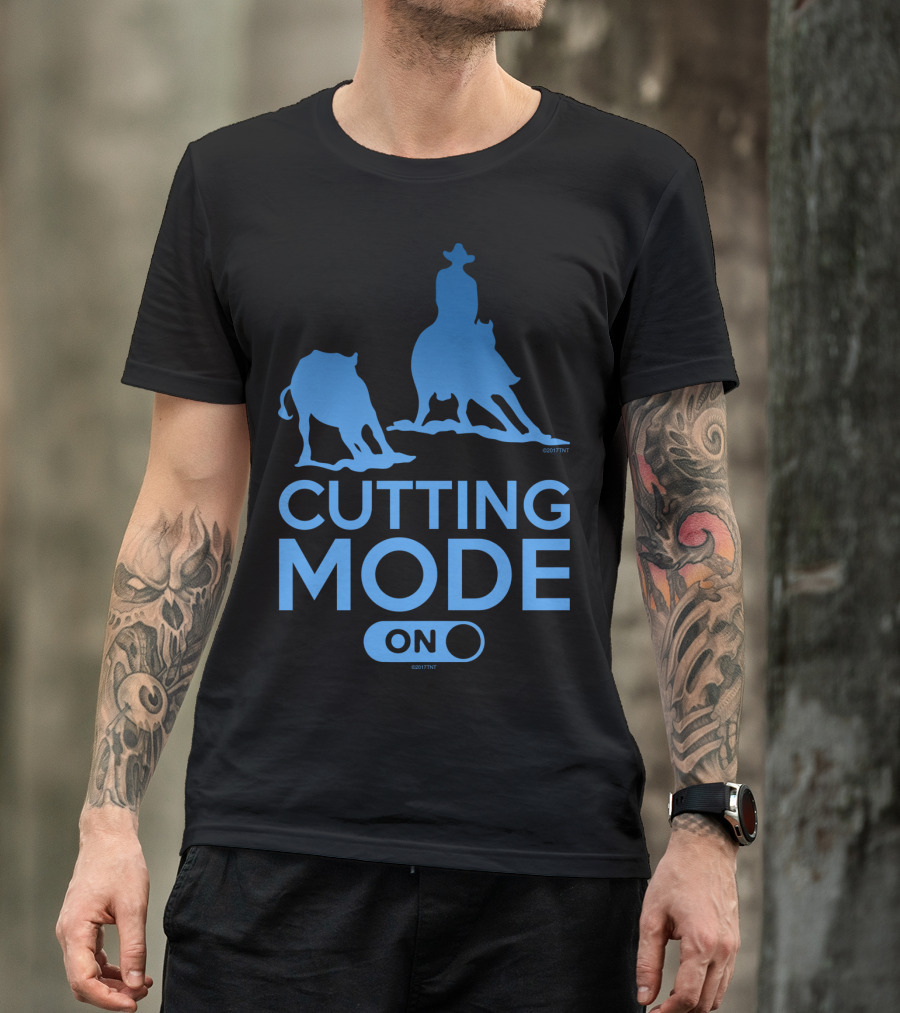 Cutting Mode On Cutting Horse Rider T-Shirt