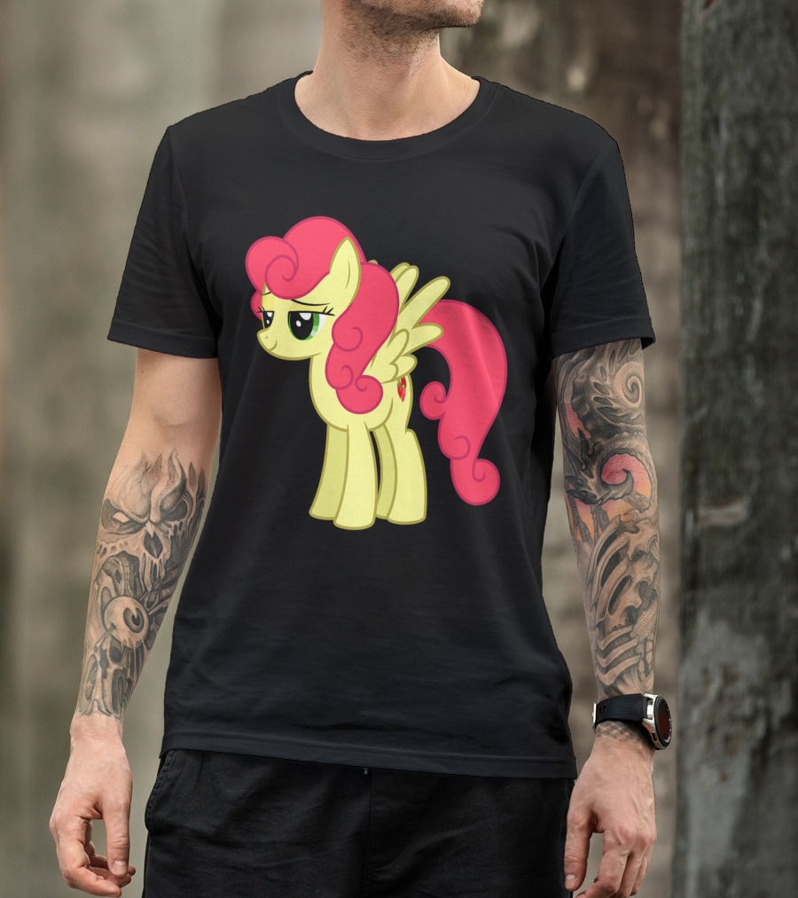 Daisy The Cut Horse Cartoon Style Character With Pink Mane And Wings T-Shirt