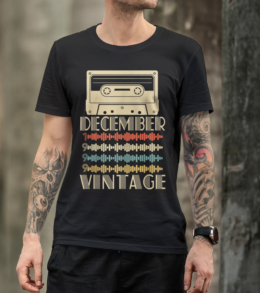 December 1999 Vintage Cassette Tape T-Shirt