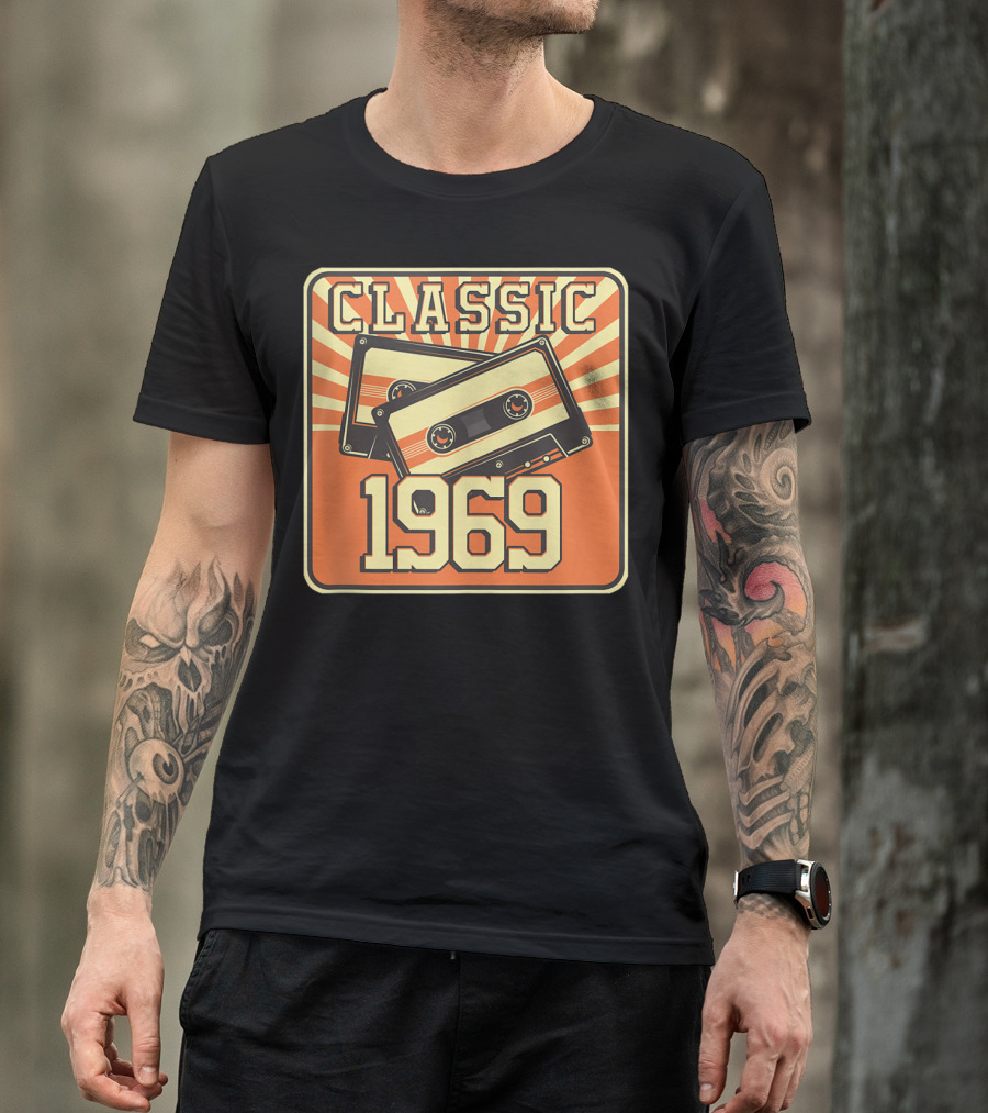 Classic 1969 Cassette 51st Birthday T-Shirt