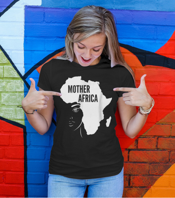 Mother Africa Black Queen Afrocentric Pride T-Shirt
