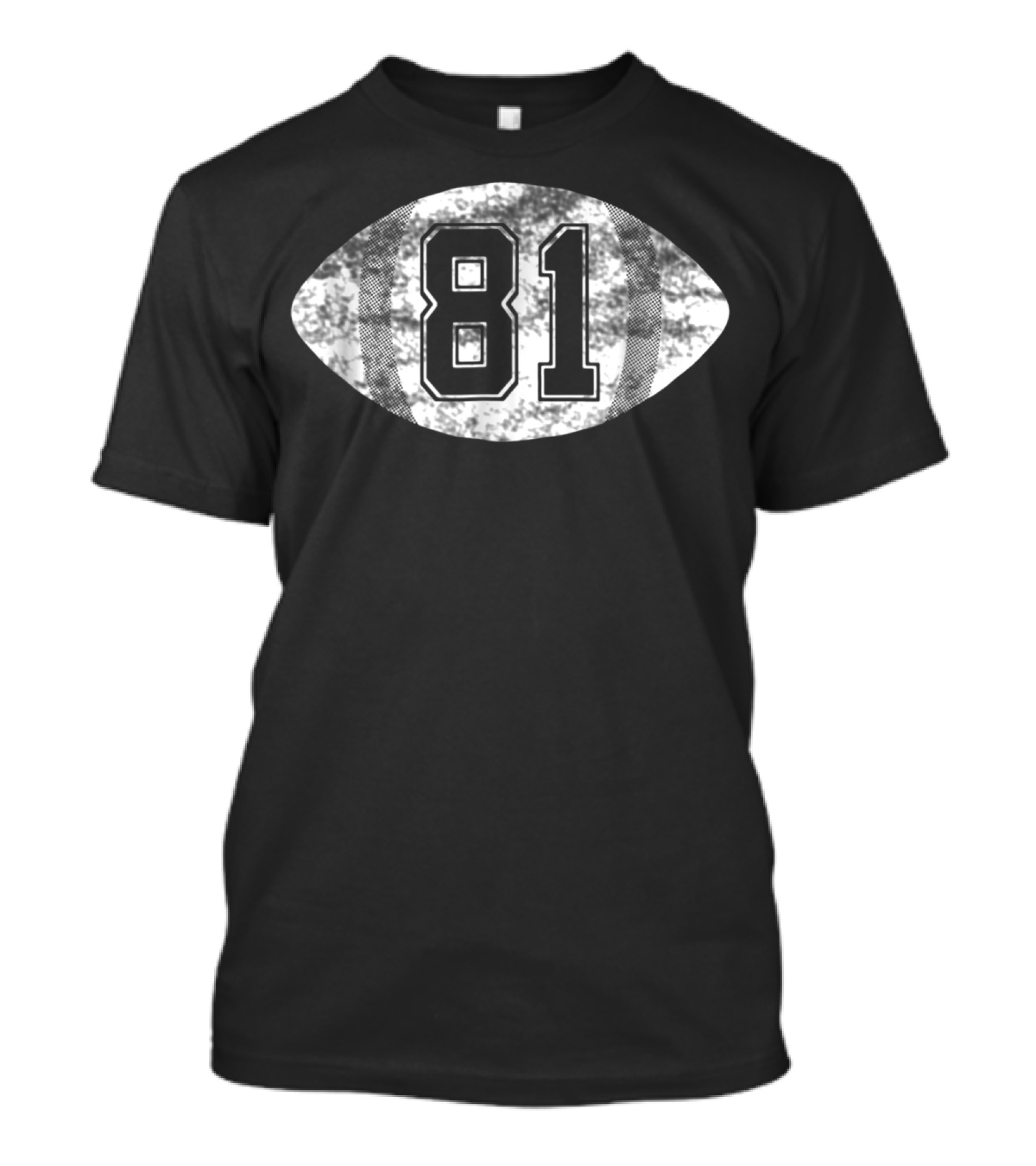 81 Vintage Football Jersey Number Player T-Shirt