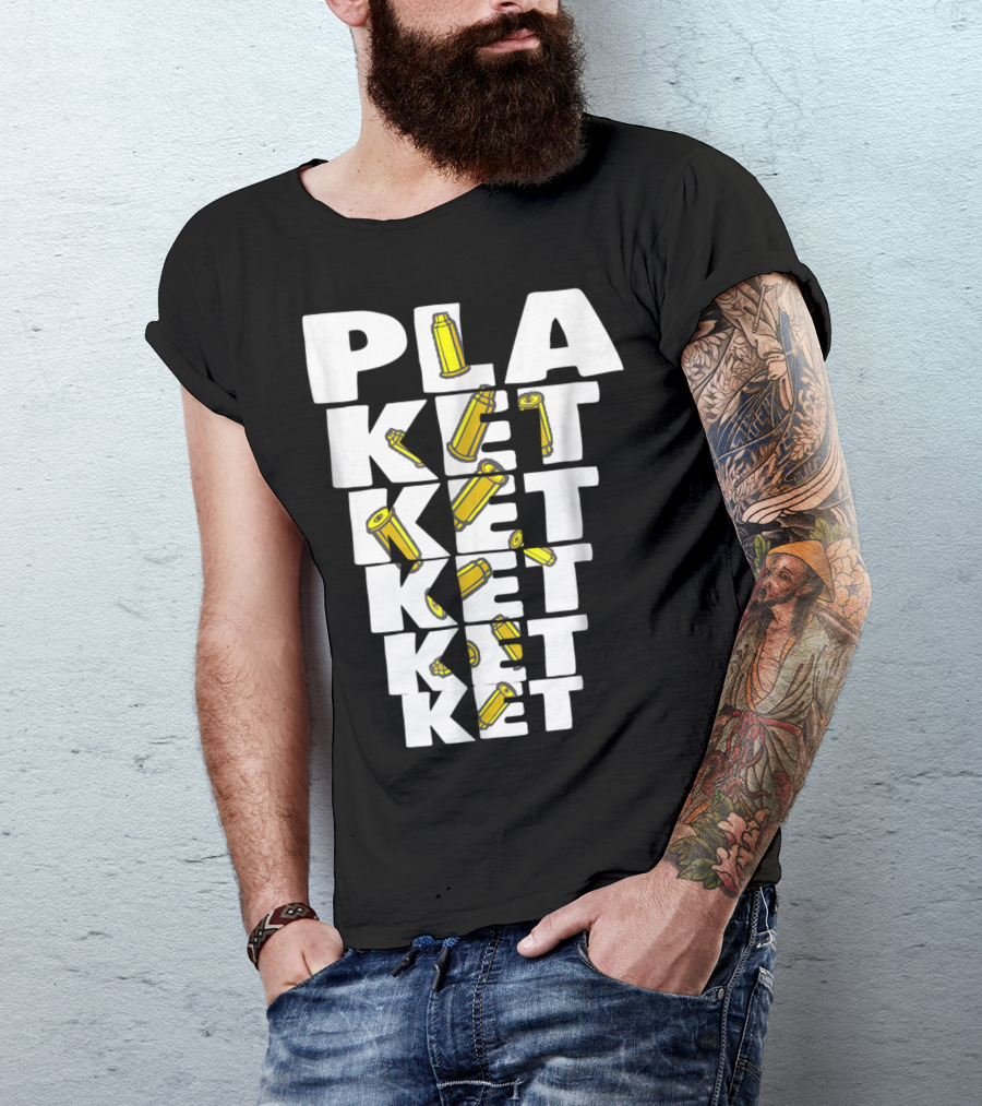 PLAKETKETKETKET Bullet Cartridge Accent Success T-Shirt