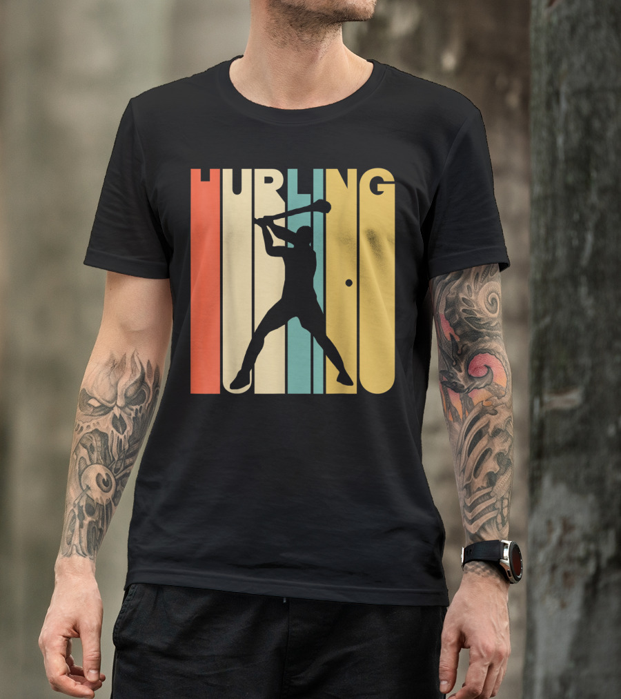 Hurling Vintage Style Retro T-Shirt
