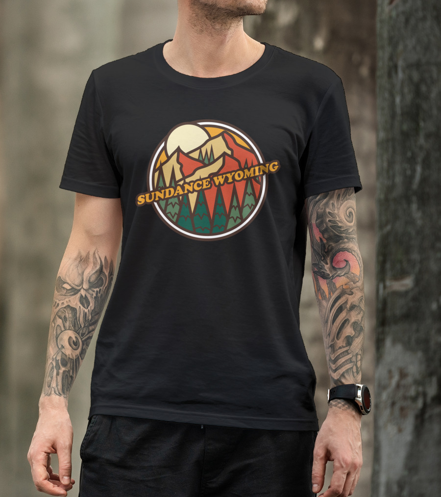 Sundance Wyoming Mountain Hiking Vintage Adventure T-Shirt
