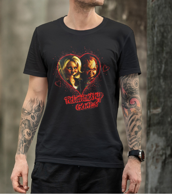 Relationship Goals Child's Play Chucky And Tiffany T-Shirt