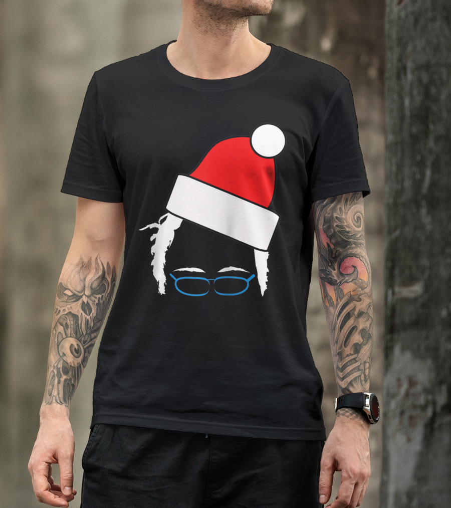 Bernie Sanders Santa Hat Christmas Holiday T-Shirt