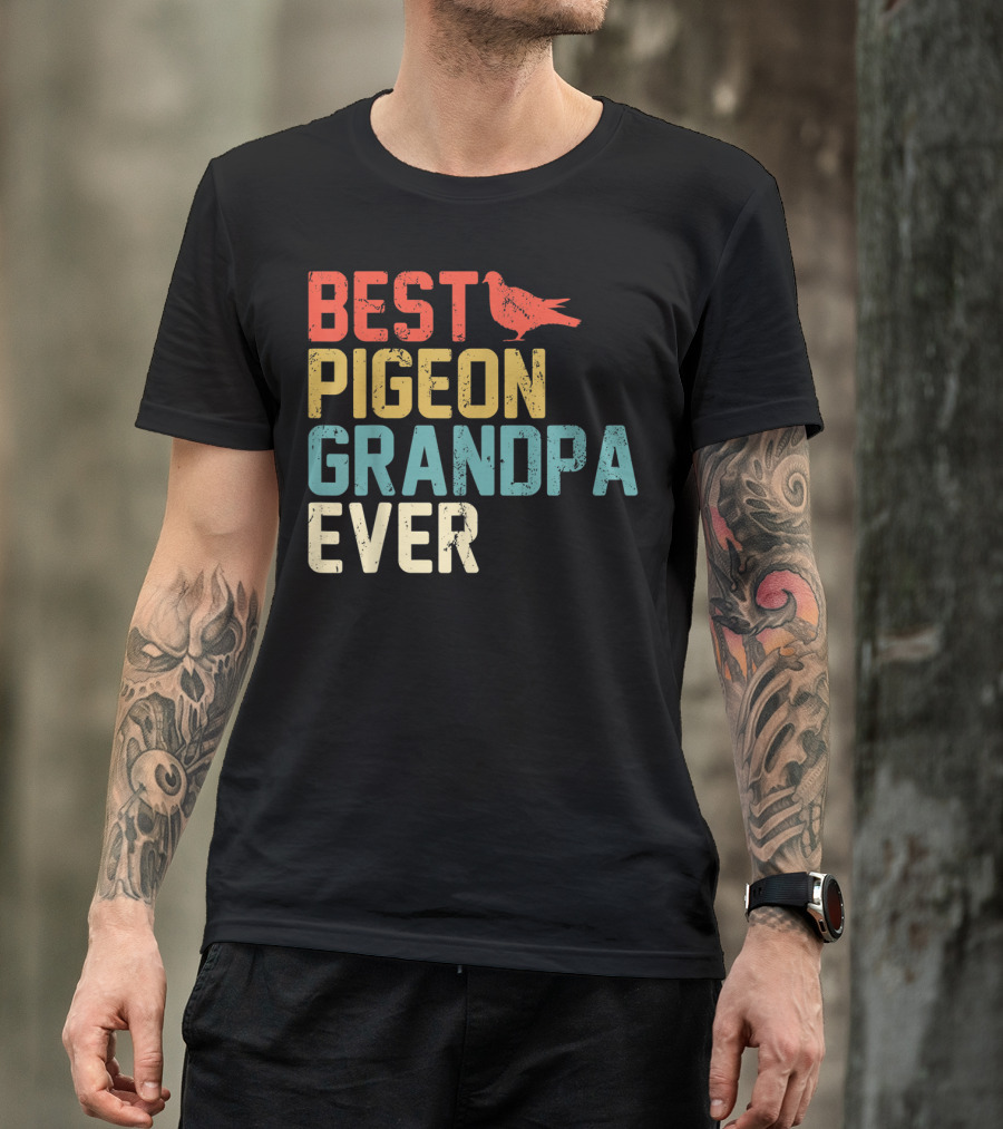 Best Pigeon Grandpa Ever T-Shirt