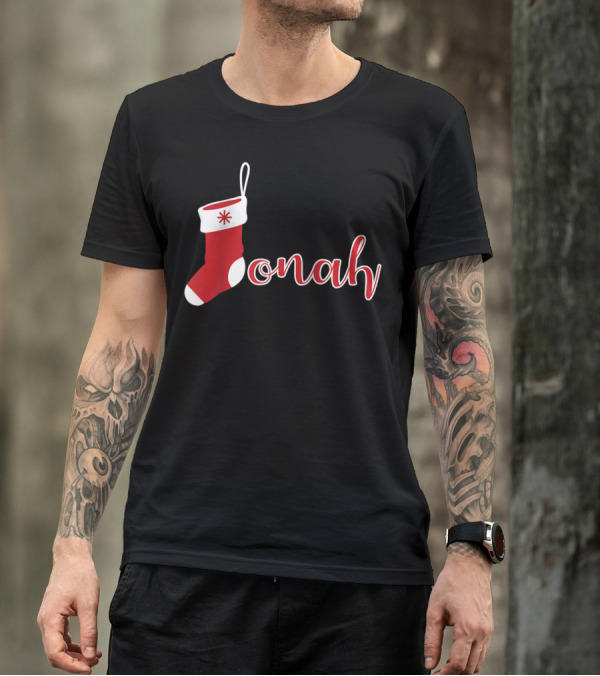 Jonah Christmas Stocking Festive T-Shirt