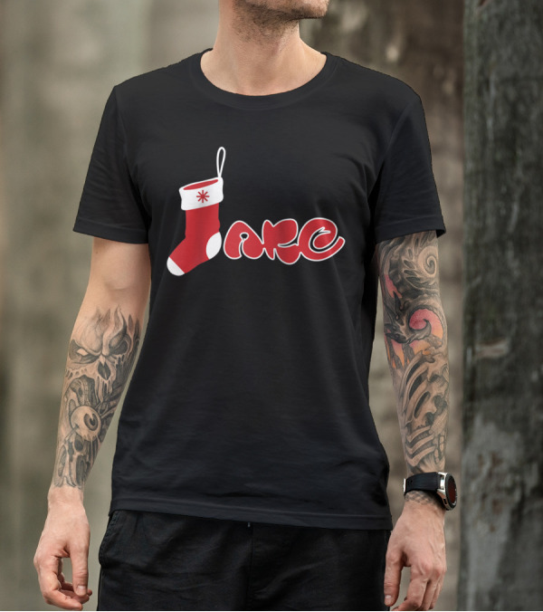Jake Christmas Stocking Holiday T-Shirt