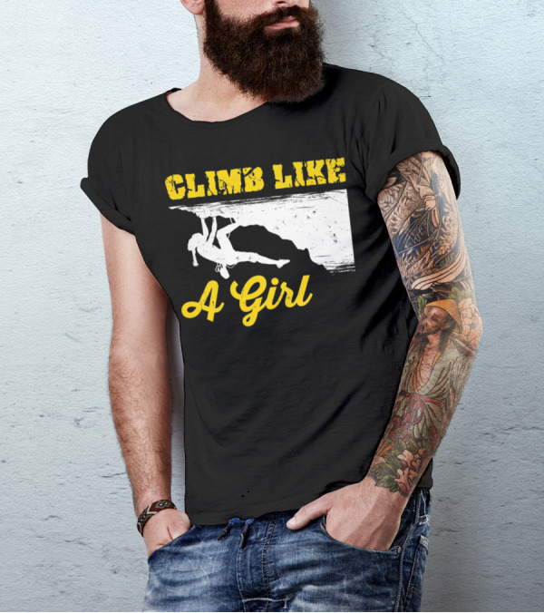 Climb Like A Girl T-Shirt