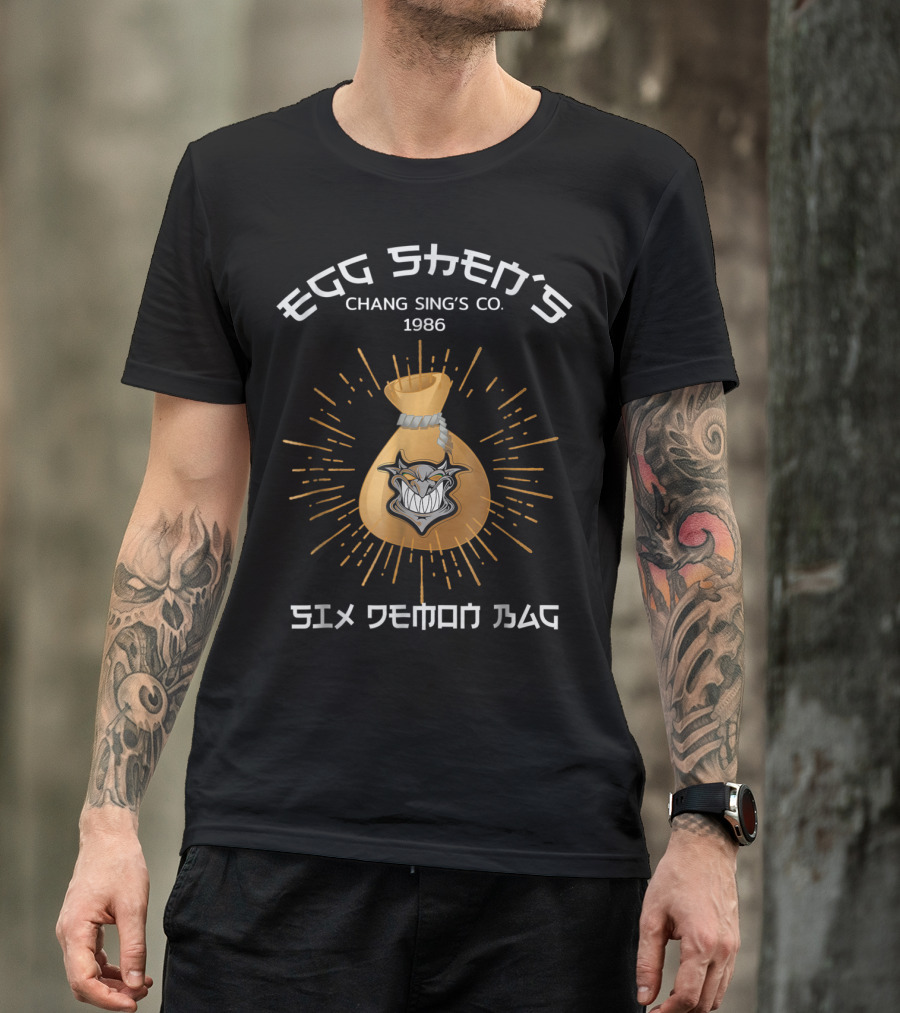Egg Shen's Chang Sing's Co. 1986 Six Demon Bag T-Shirt