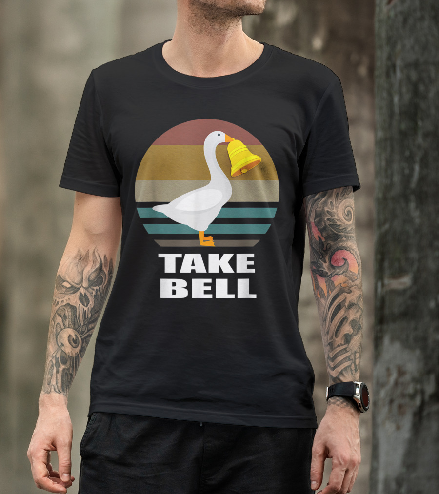 Funny Goose Take Bell Game T-Shirt